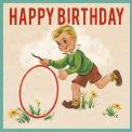 Vintage Boy Birthday Card