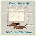 Sausage Dog Birthday Card
