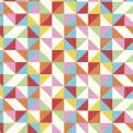 Multicolour Geometric Wrapping Paper (5 Sheets)