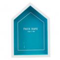 Beach Hut Photo Frame Blue