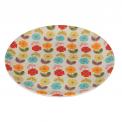 Melamine Plate Mid Century Poppy