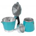 Classic Espresso Coffee Pot Turquoise