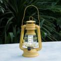 Yellow L.e.d Battery Powered Hurricane Lamp