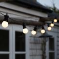 String Of 10 White Cafe Festoon Lights With Bs 3 Pin Plug