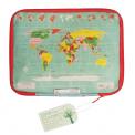 World Map Tablet Case