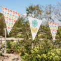 Mid Century Poppy Paper Bunting