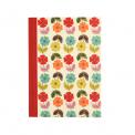 Mid Century Poppy A6 Notebook