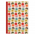 Mid Century Poppy A5 Notebook