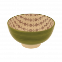 Green Ceramic Flamenco Bowl