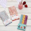 Pack Of 25 Forget Me Not Paper Straws