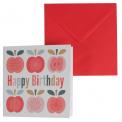 Vintage Apple Birthday Card