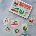 36 Festive Family Gift Tags In A Tin