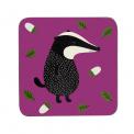 Mr Badger Coaster