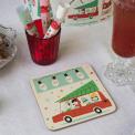 Festive Family Christmas Coaster