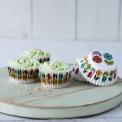 50 Mid Century Poppy Cake Cases