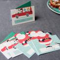 Set Of 6 Festive Family Christmas Place Settings