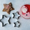 Set Of 3 Christmas Star Cookie Cutters