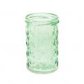 Set Of 6 Coloured Glass Tealight Holders