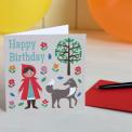 Red Riding Hood Birthday Card