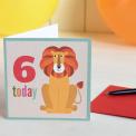 Charlie The Lion Card