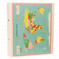 World Map Ring Binder