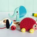 Elvis The Elephant Wooden Pull Toy