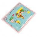 World Map Glasses Cleaning Cloth