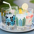 Flamingo Bay Drinking Glass