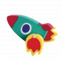 Space Rocket Eraser