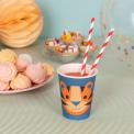 Ziggy The Tiger Paper Cups (set Of 8)