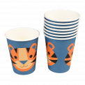 Ziggy The Tiger Paper Cups (set Of 8)