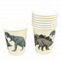 Prehistoric Land Paper Cups (set Of 8)