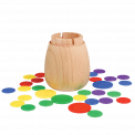 Wooden Mushroom Tiddlywinks