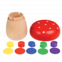 Wooden Mushroom Tiddlywinks