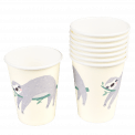 Sydney The Sloth Paper Cups (set Of 8)