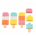 Set Of Four Ice Lolly Erasers