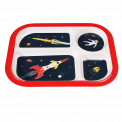 Space Age Melamine Food Tray