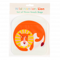 Lion Snack Bags (set Of 3)