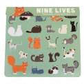 Nine Lives Stickers (3 Sheets)