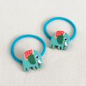 Wild Wonders Elephant Hair Bands (set Of 2)