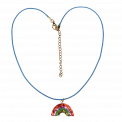 Rainbow Glitter Necklace