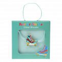 Roller Skate Glitter Bracelet