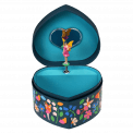 Fairies In The Garden Heart Jewellery Box