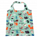 Foldable Shopper Bag In Assorted Animal Prints