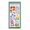 Wild Flowers Magnetic Shopping List