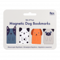 Magnetic Dog Bookmarks (set Of 4)