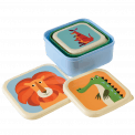 Set Of 3 Colourful Creatures Snack Boxes