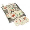 36 Festive Family Gift Tags In A Tin