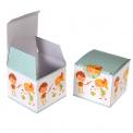Six Cupcake Boxes With Stickers