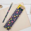 6 Ditsy Garden Pencils In A Box